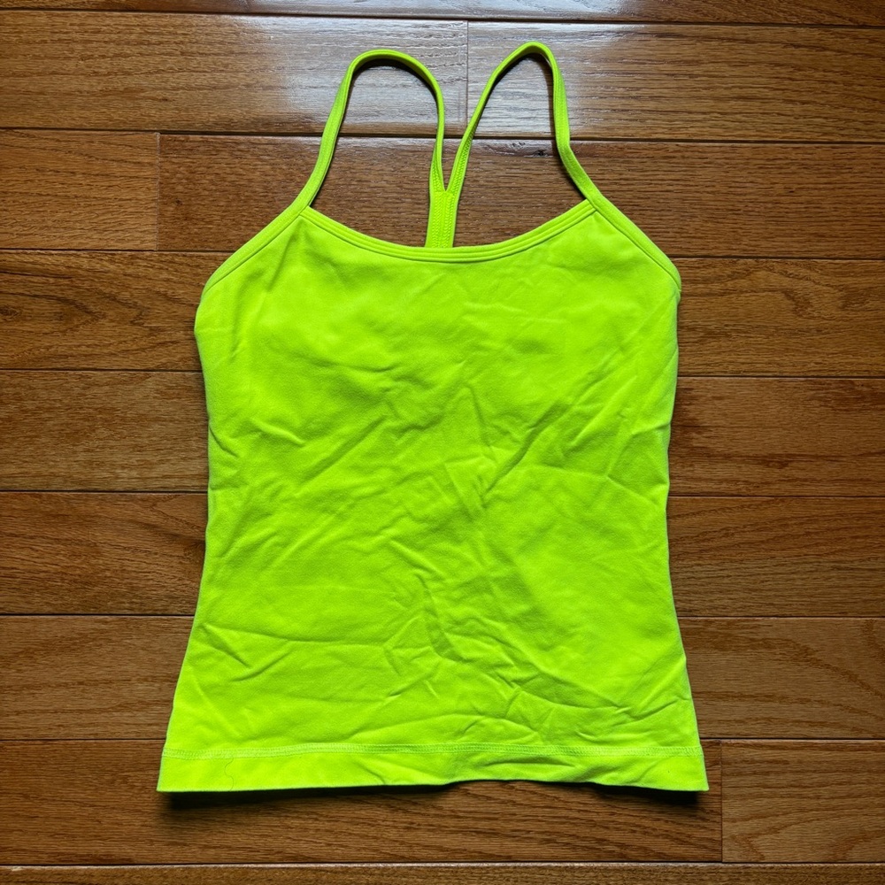 Lululemon Neon Yellow Tank Top